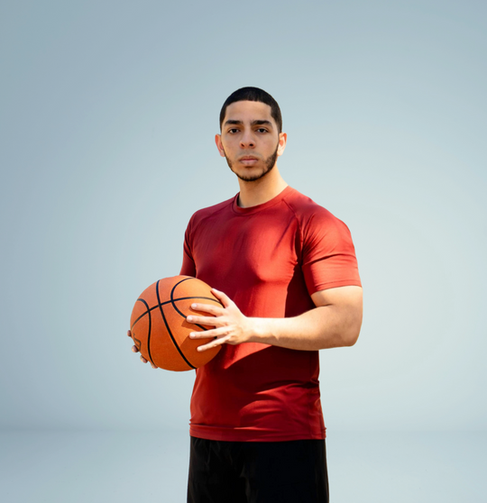 Men's Everywhere Comfort Tee in Brick Red