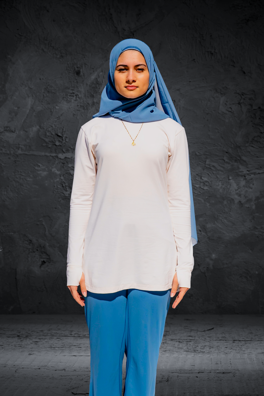 Women's Aire Bamboo Top in Beige