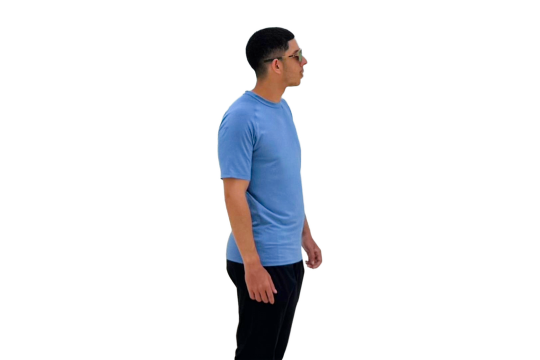 Men's Everywhere Comfort Tee in Steel Blue