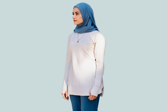 Women's Aire Bamboo Top in Beige