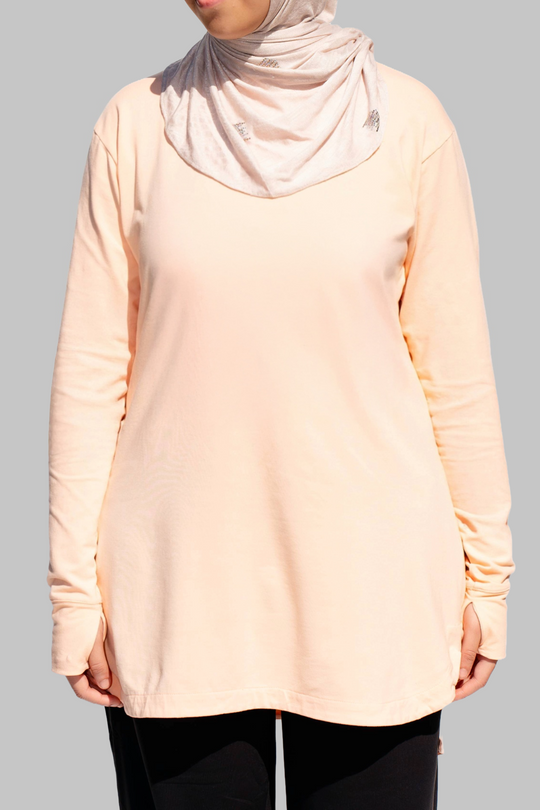 Women's Aire Bamboo Top in Coral Blossom